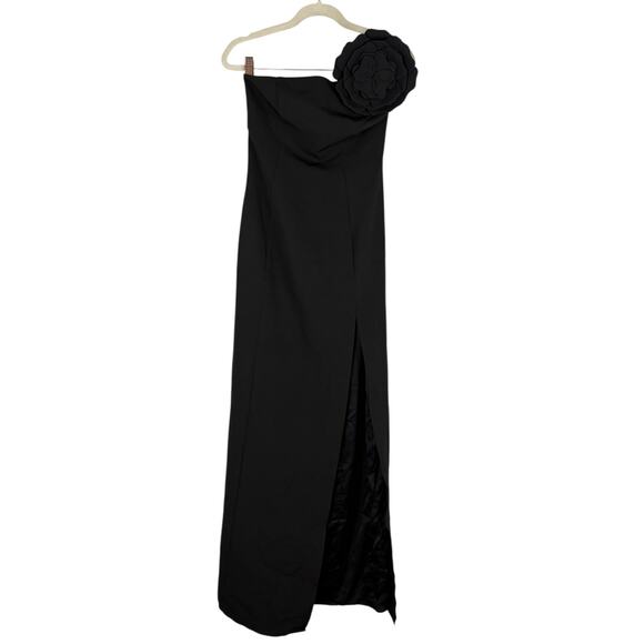 Lovers and Friends Petra Gown Rosette One Shoulder Formal Statement Party Sz XS - Picture 4 of 12